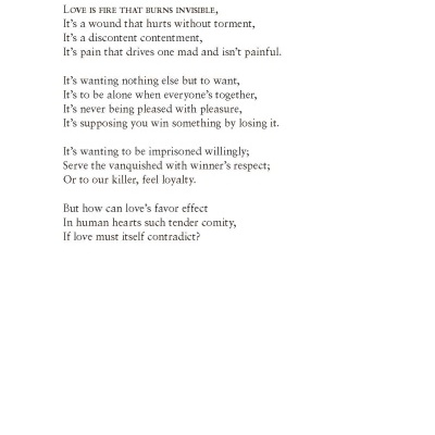 Página de livro com poema 'Sonnets' e número de página 19