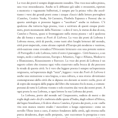 Poeti di Lisbona. Camões, Cesário, Sá-Carneiro, Florbela, Pessoa