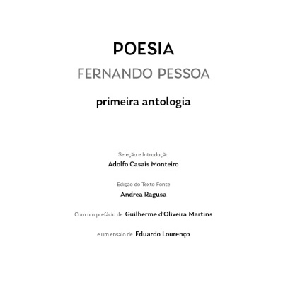 Poesia. Primeira Antologia
