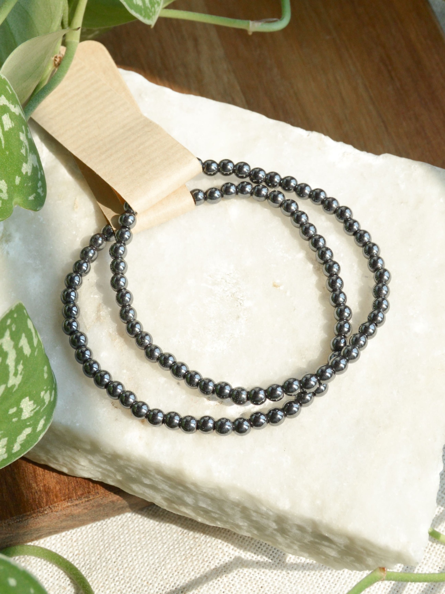 PULSEIRA 4MM - HEMATITE