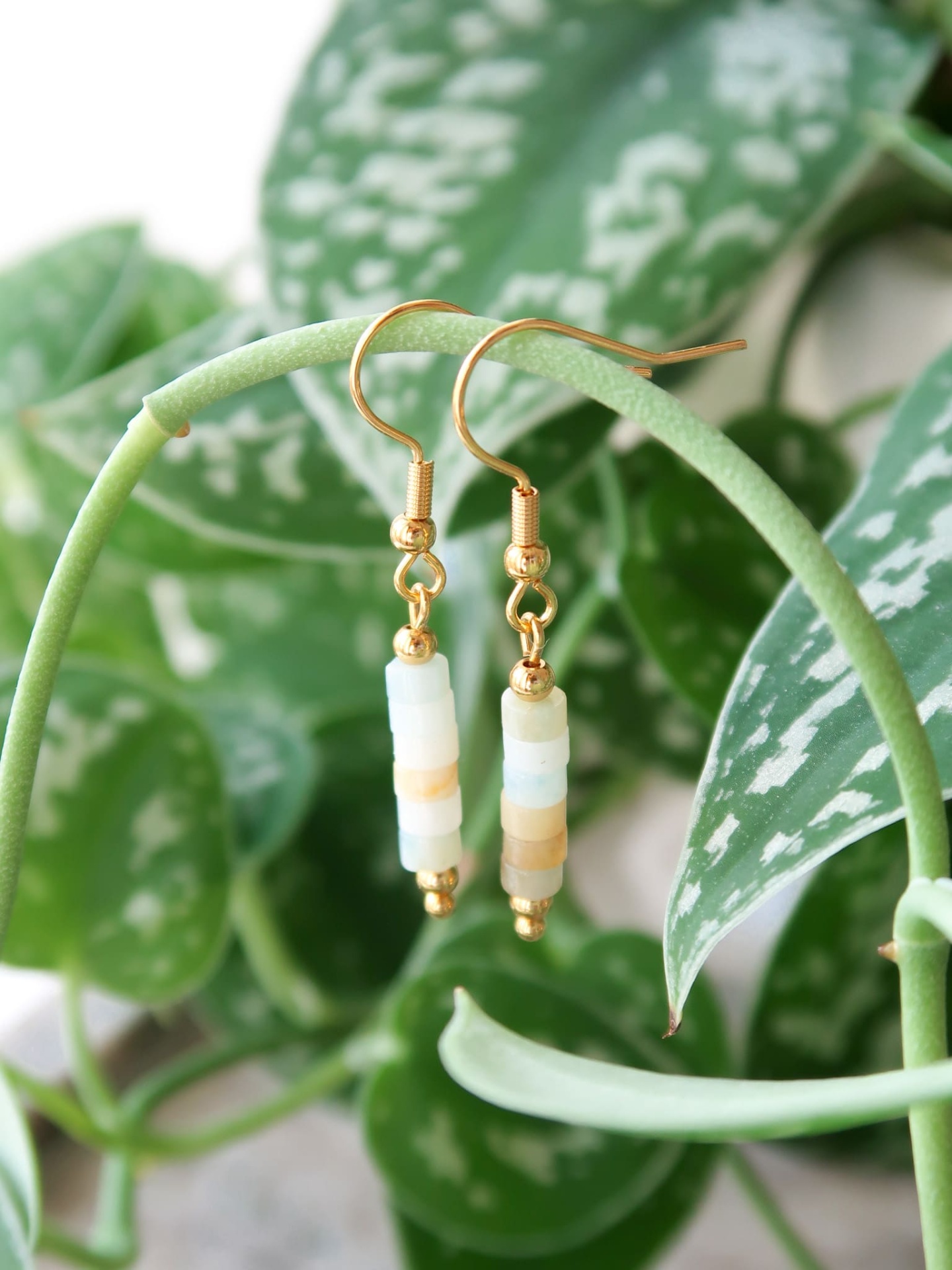 BRINCOS PENDENTES - AMAZONITE