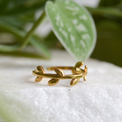 ANEL&#x20;A&#x00C7;O&#x20;INOXID&#x00C1;VEL&#x20;DOURADO&#x20;AJUST&#x00C1;VEL