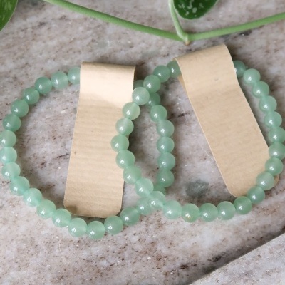 PULSEIRA&#x20;6MM&#x20;-&#x20;AVENTURINA&#x20;VERDE