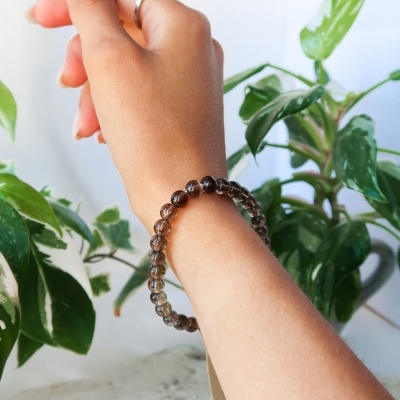 PULSEIRA&#x20;6MM&#x20;-&#x20;QUARTZO&#x20;FUMADO