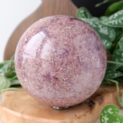 ESFERA&#x20;DE&#x20;LEPIDOLITE&#x20;E&#x20;MICROLITE
