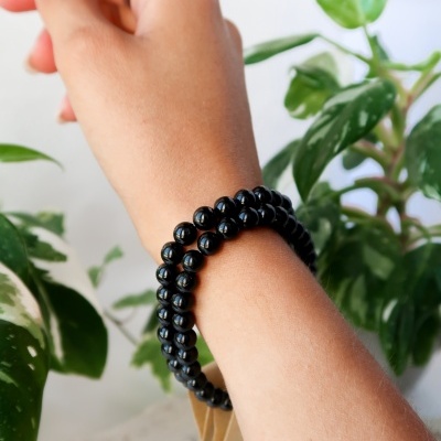 PULSEIRA&#x20;6MM&#x20;-&#x20;TURMALINA&#x20;NEGRA
