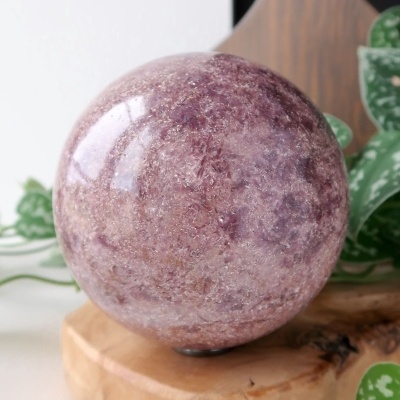 ESFERA&#x20;DE&#x20;LEPIDOLITE&#x20;E&#x20;MICROLITE