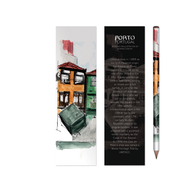 Lápis c/marcador USK Porto - Cubo da Ribeira
