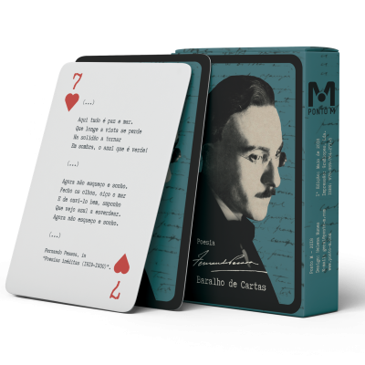 Baralho de cartas Fernando Pessoa «Excertos Poéticos» (PT)