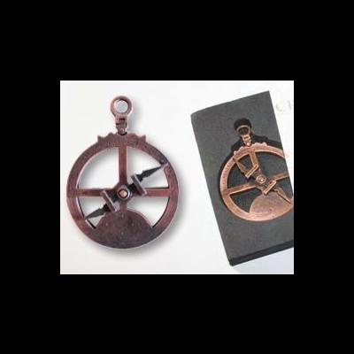 Astrolábio metálico pequeno (c/esp.)