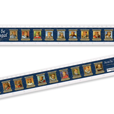 Régua em acrílico Reis de Portugal - 1ª, 2ª e 3ª Dinastias
