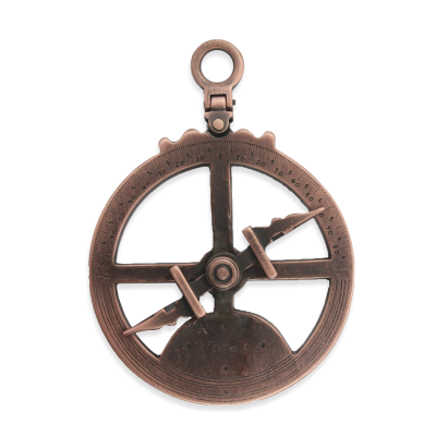 Astrolábio metálico grande (c/esp.)