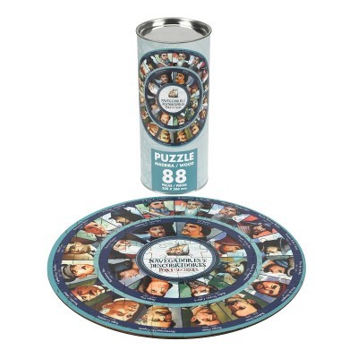 Puzzle em madeira (30cm - 88 pçs) Navegadores Portugueses