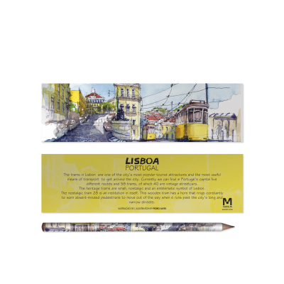 Lápis c/marcador Lisboa Sketch - Elétrico