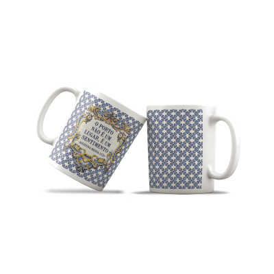 Caneca «Portiles» - Autores e Azulejo - «O Porto não é um lugar..»