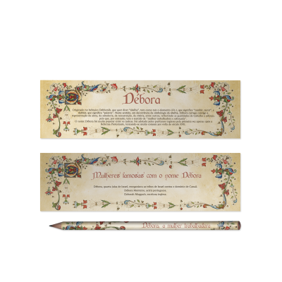 Lápis c/marcador Nomes Próprios - Raparigas