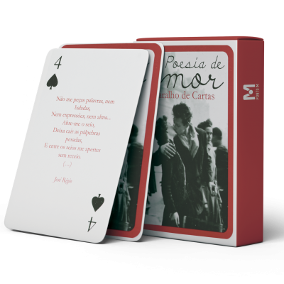 Baralho de cartas «Poesia de Amor»