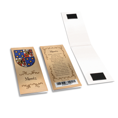 Marcador de livro magn. Heráldica - Apelidos de F a M