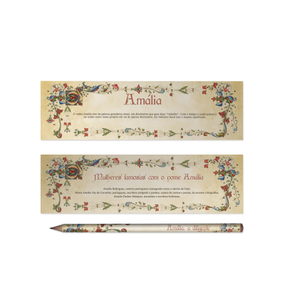 Lápis c/marcador Nomes Próprios - Raparigas