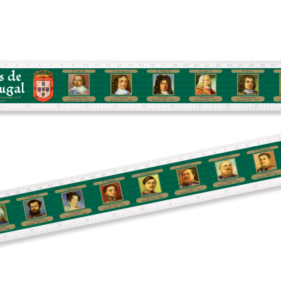 Régua em acrílico Reis de Portugal - 4ª Dinastias