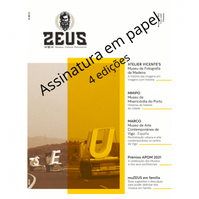 Revista «ZEUS» - Assinatura (4 edições - papel + digital)