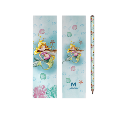 Lápis c/marcador «Sereias»