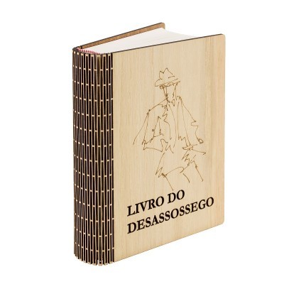 «Livro do Desassossego» de Fernando Pessoa - Edição especial (capa de madeira)
