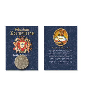 Moeda Portuguesa - Tostão D. Manuel I