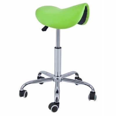 Banco&#x20;Pony&#x20;Cromado&#x20;com&#x20;5&#x20;rodas