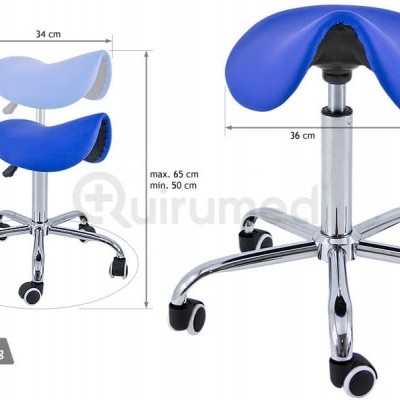 Banco&#x20;Pony&#x20;Cromado&#x20;com&#x20;5&#x20;rodas