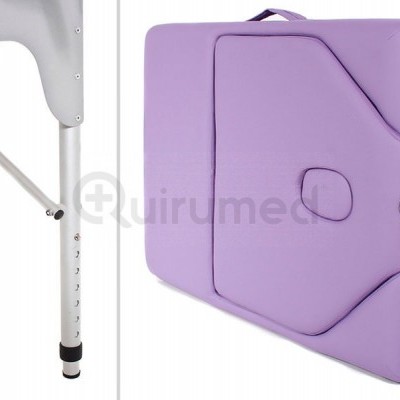 Marquesa portátil de alumínio com encosto regulável XL