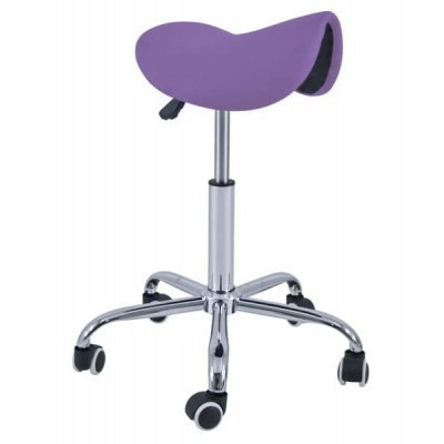 Banco&#x20;Pony&#x20;Cromado&#x20;com&#x20;5&#x20;rodas