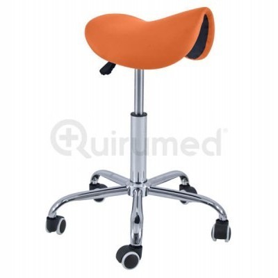 Banco&#x20;Pony&#x20;Cromado&#x20;com&#x20;5&#x20;rodas