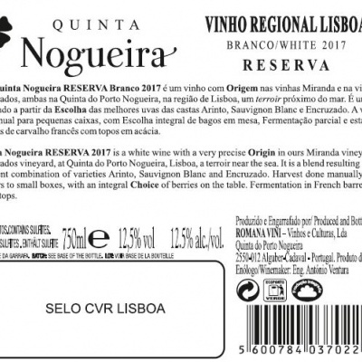 QUINTA&#x20;NOGUEIRA&#x20;Reserva&#x20;Branco&#x20;2018