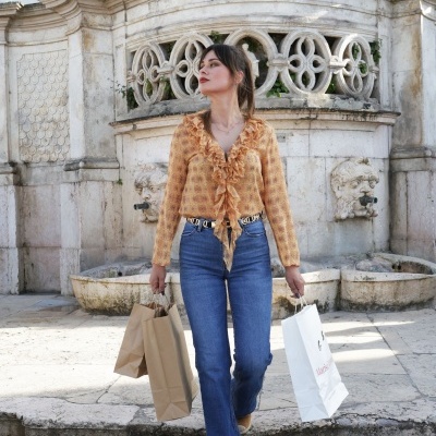 Camisa Boho Serpiente