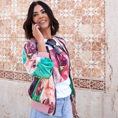 Bomber Etéreo Tricolor