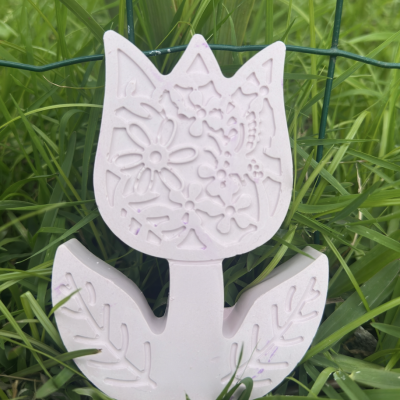 Tulipa com pormenores