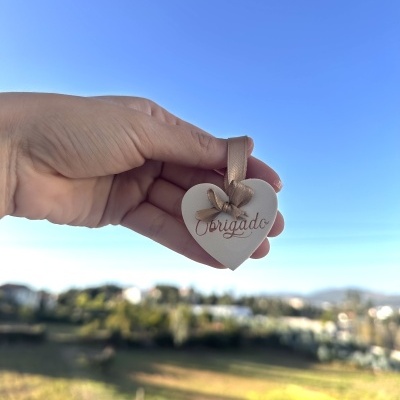 Coração "Obrigado"