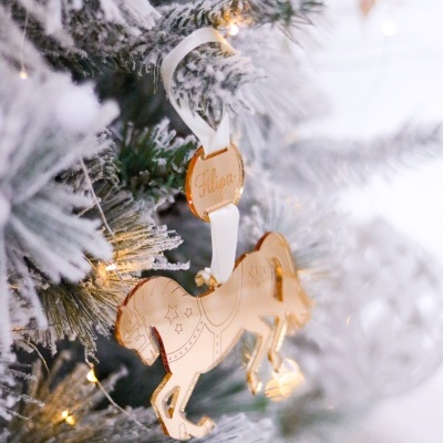 Pendente cavalo com nome