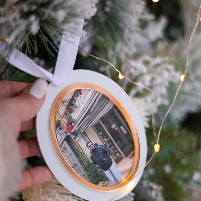 Pendente fotografia oval