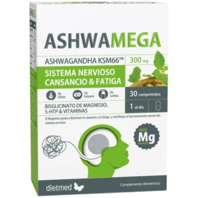 Ashwamega 300mg x 30 Comprimidos