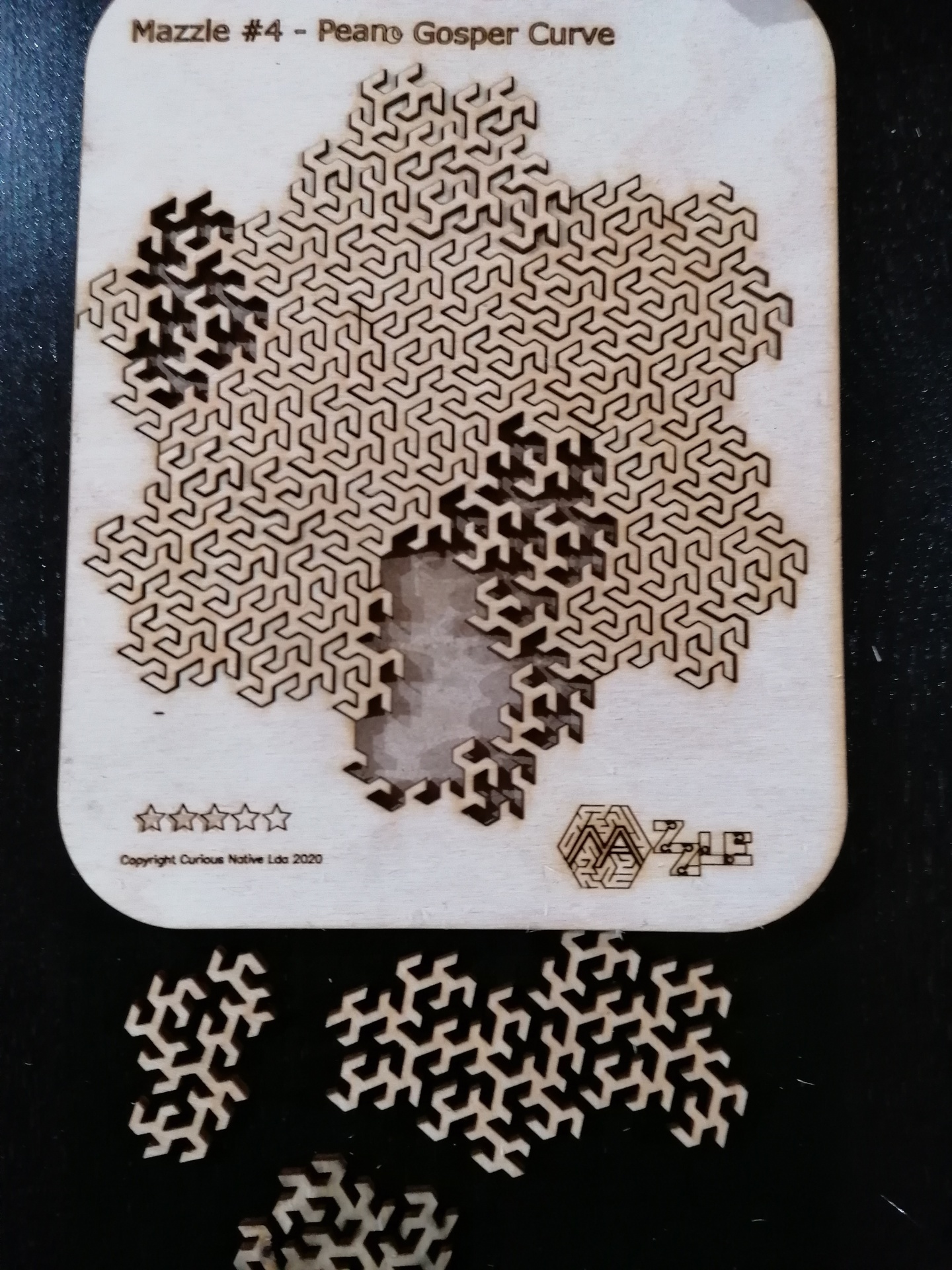 Puzzle #4 - Curva Fractal Peano/Gosper