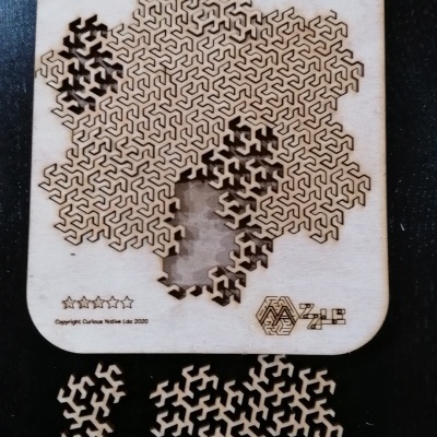 Puzzle #4 - Curva Fractal Peano/Gosper Puzzle #4 - Curva Fractal Peano/Gosper