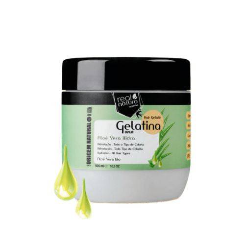 Real Natura GELATINA CAPILAR ALOÉ VEDRA HIDRA 500ml Real Natura GELATINA CAPILAR ALOÉ VEDRA HIDRA 500ml