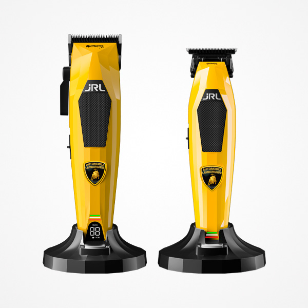 Combo jRL Lamborghini Diamante Hair Clipper & Trimmer Amarelo Combo jRL Lamborghini Diamante Hair Clipper & Trimmer Amarelo