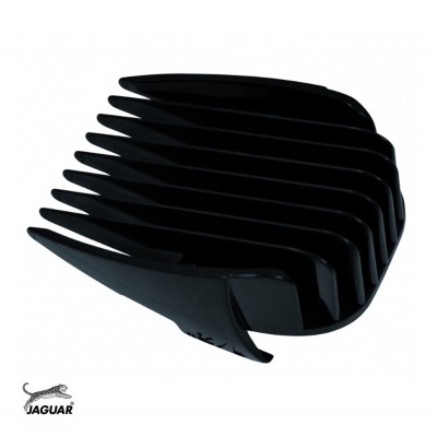 Pente de corte preto para máquina de barbear com logo Jaguar