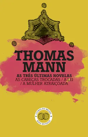 As três últimas novelas Capa de livro com título e selo editorial em amarelo com mancha vermelha