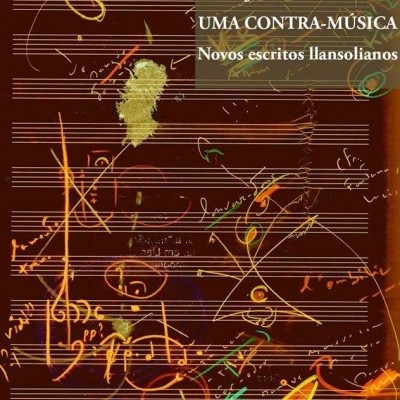 Capa de livro com pauta musical e anotações coloridas