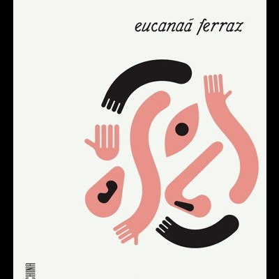 Capa do livro 'retratos com erro' de eucanaã ferraz com ilustração abstrata de membros humanos