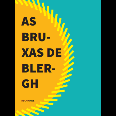 Capa de livro colorida com texto em preto e design gráfico circular amarelo e azul